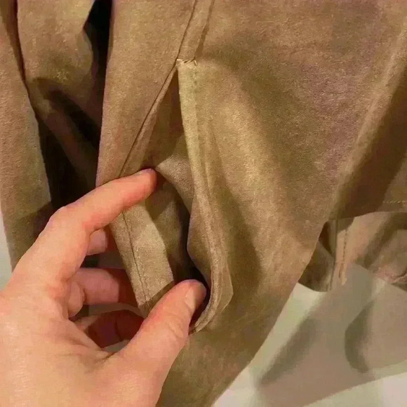 Kut From The Cloth Women’s Jacket Cardigan Velvet Style Tan Beige Size M - Picture 6 of 7